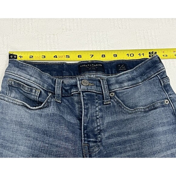 Lucky Brand Jeans Mid Rise Skinny Ava Medium Wash Stretch Denim 4 / 27 (25/27) - Picture 6 of 7
